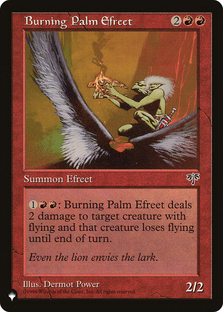 Burning Palm Efreet [The List] | Good Games Morley
