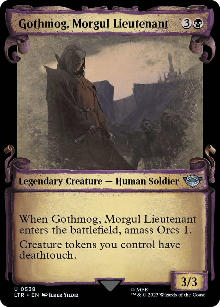 Gothmog, Morgul Lieutenant [The Lord of the Rings: Tales of Middle-Earth Showcase Scrolls] | Good Games Morley