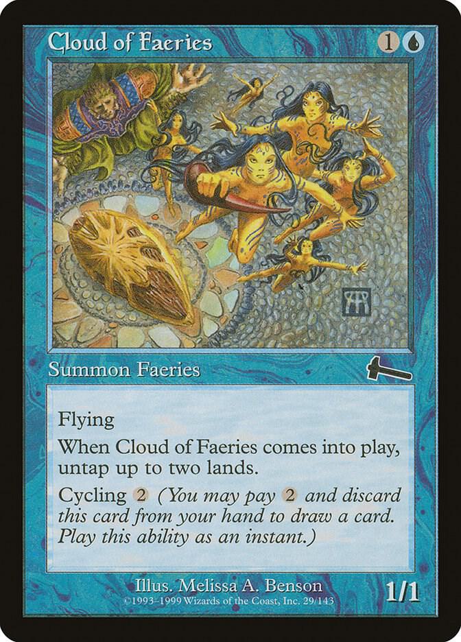 Cloud of Faeries 29 (Urza's Legacy)  - Foil | Good Games Morley