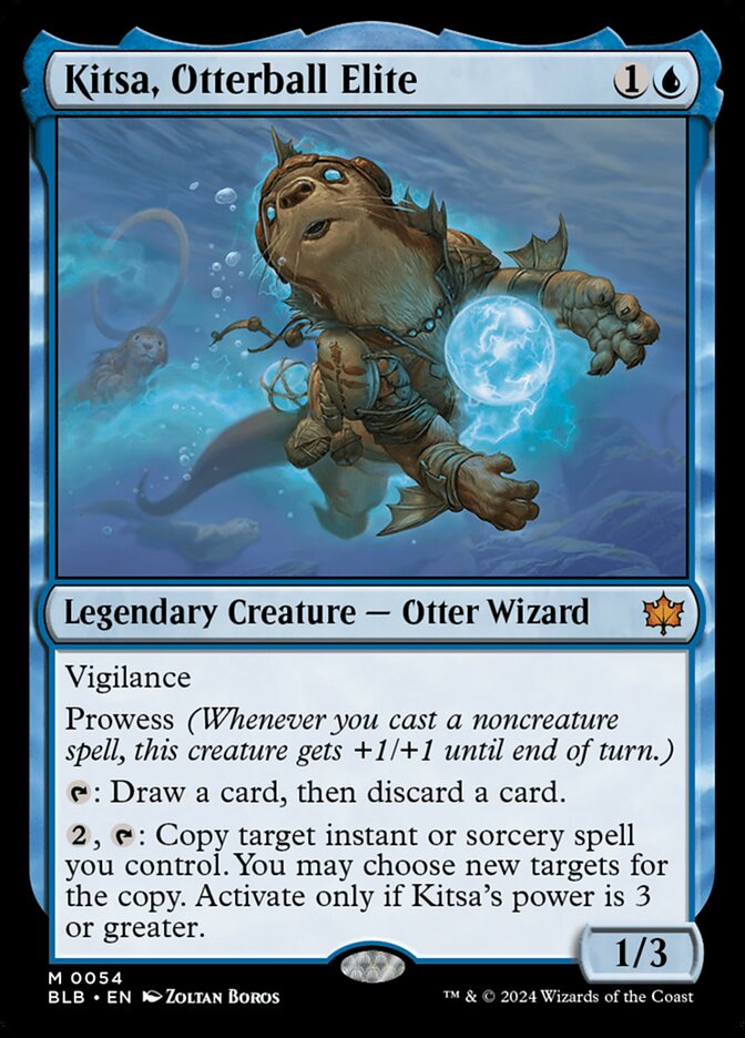Kitsa, Otterball Elite 54 (Bloomburrow)  - Foil | Good Games Morley