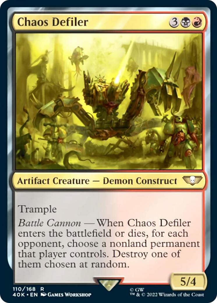 Chaos Defiler [Warhammer 40,000] | Good Games Morley