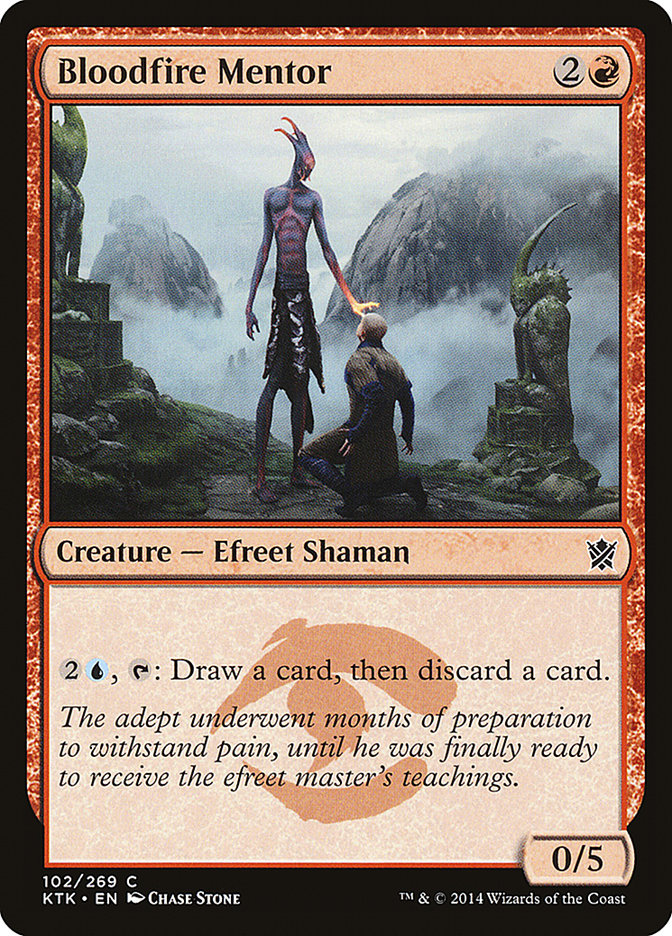 Bloodfire Mentor 102/269 (Khans of Tarkir)  - Foil | Good Games Morley