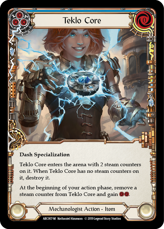 Teklo Core [ARC007-M] (Arcane Rising)  1st Edition Rainbow Foil | Good Games Morley