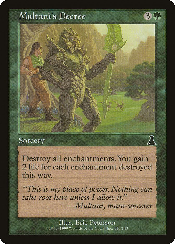 Multani's Decree 114/143 (Urza's Destiny)  - Foil | Good Games Morley