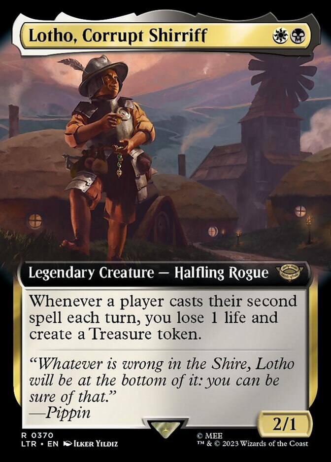 Lotho, Corrupt Shirriff (Extended Art) [The Lord of the Rings: Tales of Middle-Earth] | Good Games Morley