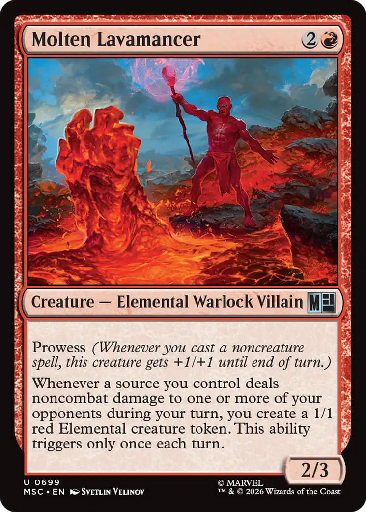 Molten Lavamancer [Marvel Super Heroes Commander] | Good Games Morley