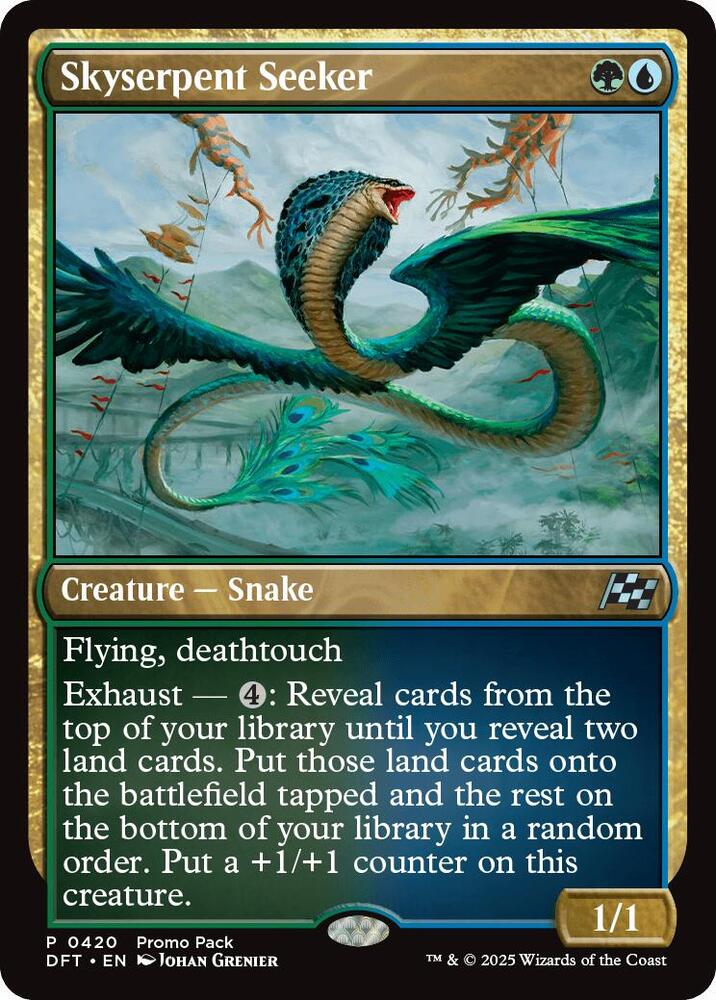 Skyserpent Seeker 420/291 (Promo Pack: Aetherdrift)  | Good Games Morley