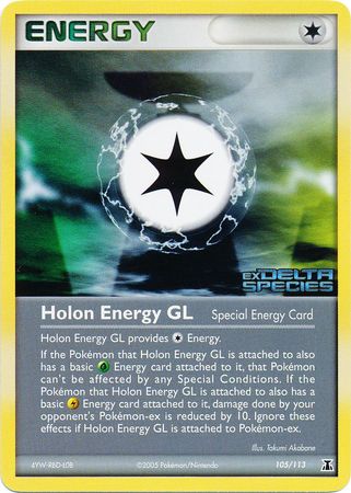 Holon Energy GL (105/113) (Stamped) [EX: Delta Species] | Good Games Morley