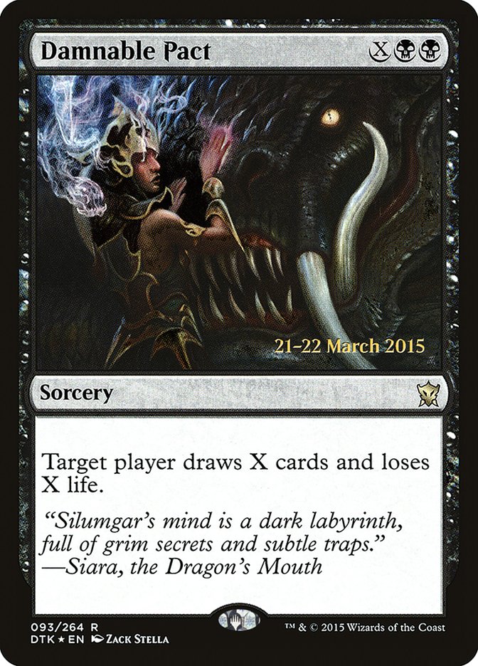 Damnable Pact [Dragons of Tarkir Prerelease Promos] | Good Games Morley