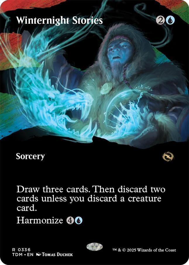 Winternight Stories 336 (Tarkir: Dragonstorm)  - Borderless | Good Games Morley