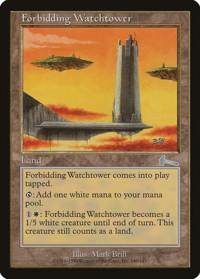 Forbidding Watchtower 140/143 (Urza's Legacy)  - Foil | Good Games Morley