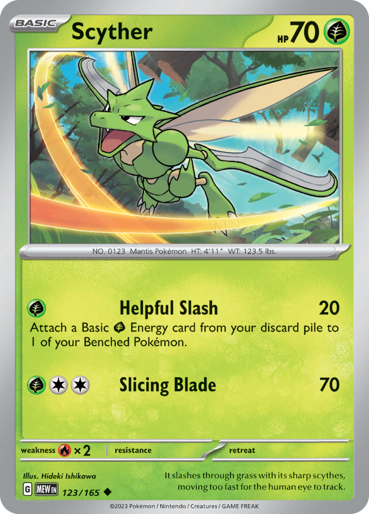 Scyther (123/165) [Scarlet & Violet 151] | Good Games Morley