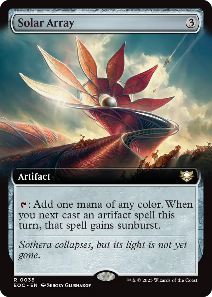 Solar Array (Extended Art) [Edge of Eternities Commander] | Good Games Morley