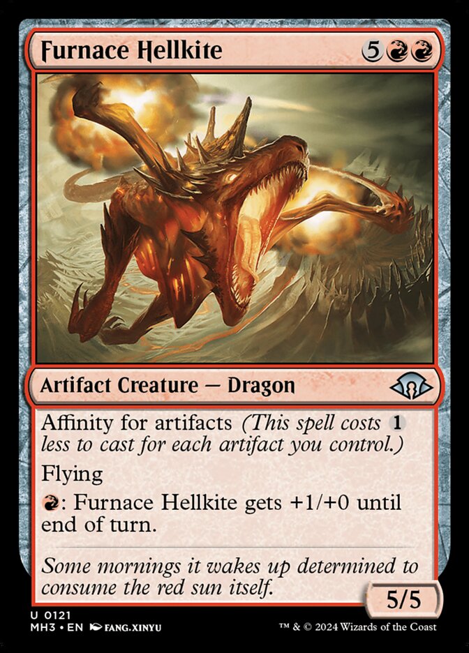 Furnace Hellkite 121/319 (Modern Horizons 3)  - Foil | Good Games Morley