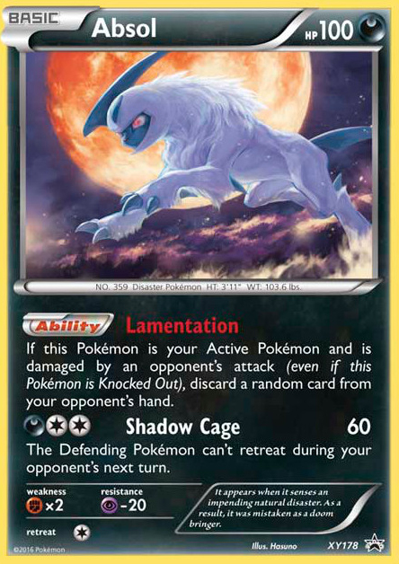 Absol (XY178) [XY: Black Star Promos] | Good Games Morley