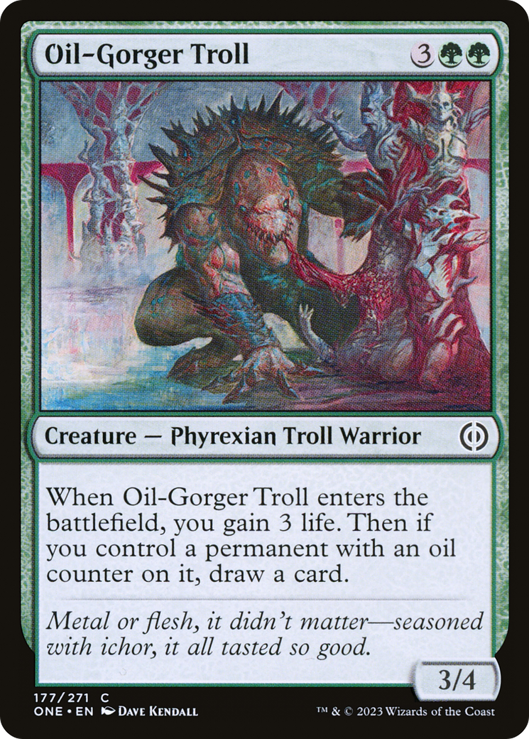 Oil-Gorger Troll [Phyrexia: All Will Be One] | Good Games Morley