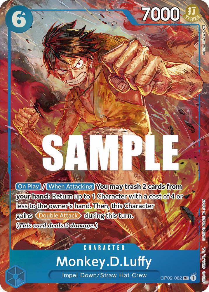 Monkey.D.Luffy OP02-062 (Paramount War)  - Alternate Art Foil | Good Games Morley
