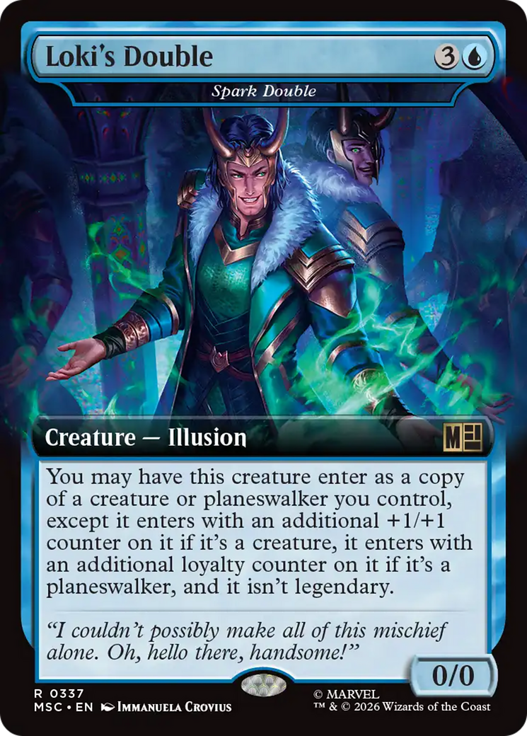 Loki's Double - Spark Double (Extended Art) [Marvel Super Heroes Commander] | Good Games Morley