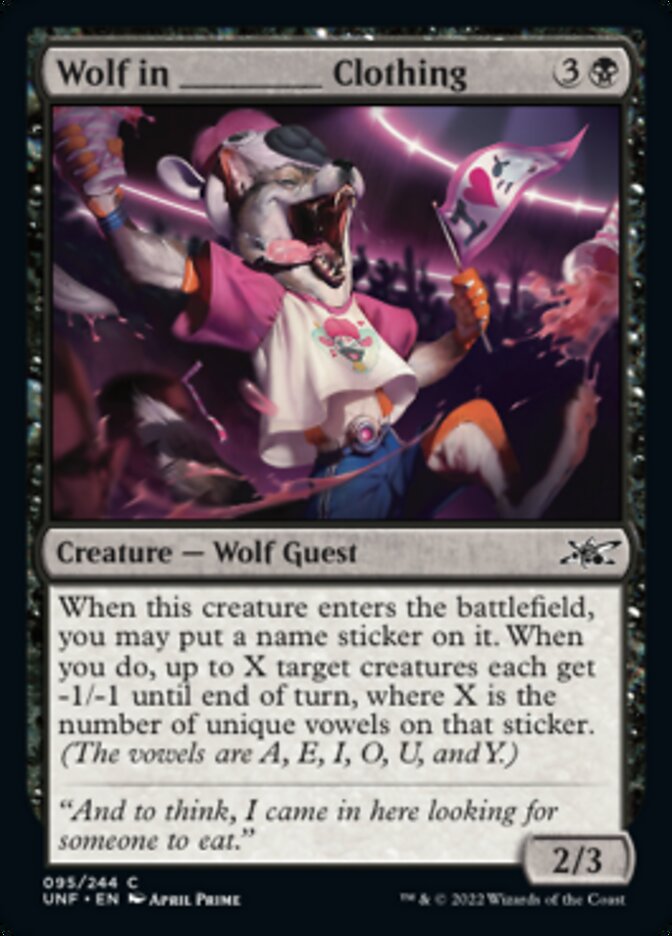 Wolf in _____ Clothing [Unfinity] | Good Games Morley