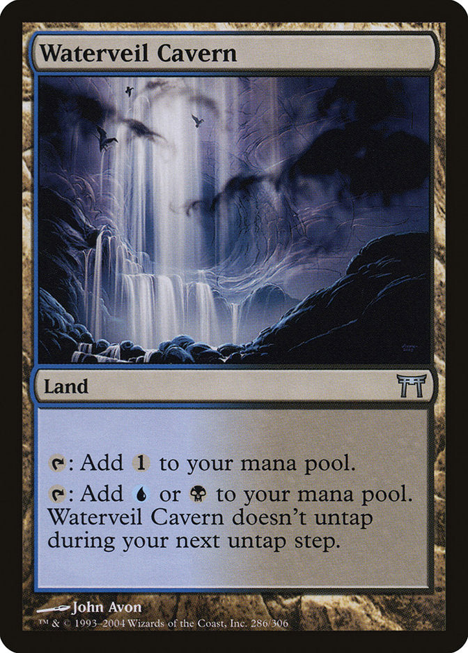 Waterveil Cavern 286/306 (Champions of Kamigawa)  | Good Games Morley