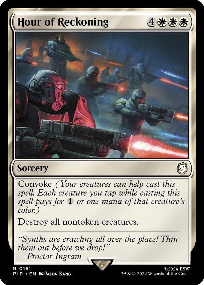 Hour of Reckoning 161/326 (Universes Beyond: Fallout)  - Foil | Good Games Morley