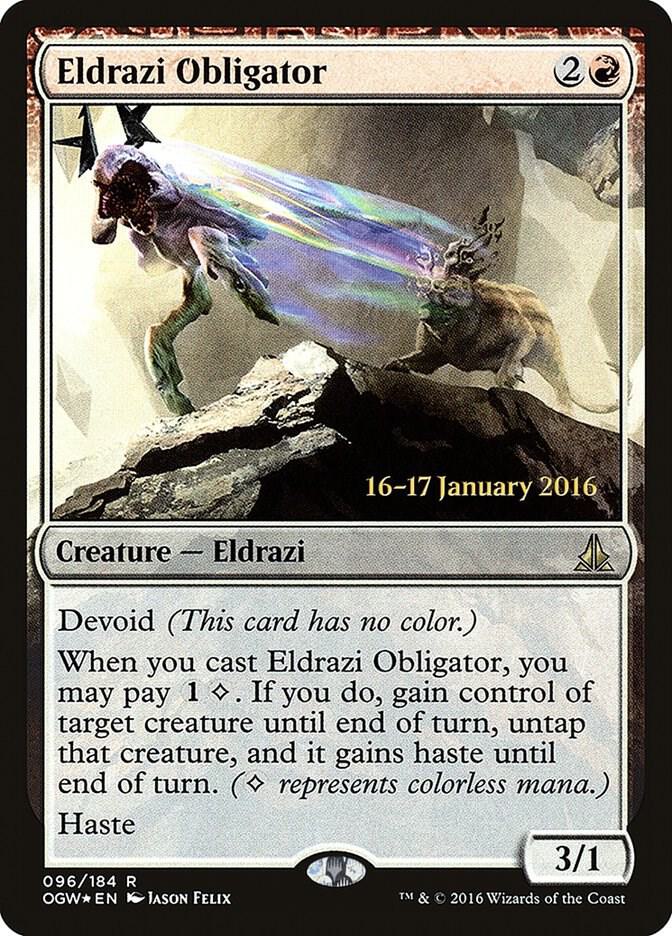 Eldrazi Obligator 96s/65 (Prerelease Cards)  - Foil | Good Games Morley