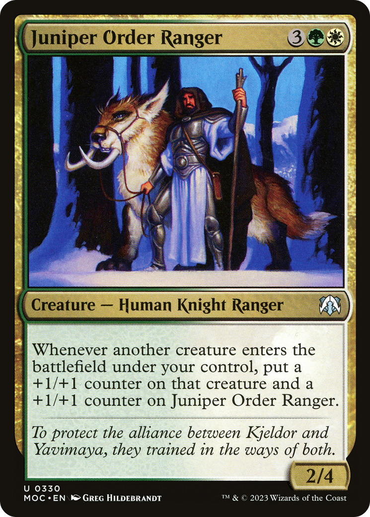 Juniper Order Ranger [March of the Machine Commander] | Good Games Morley