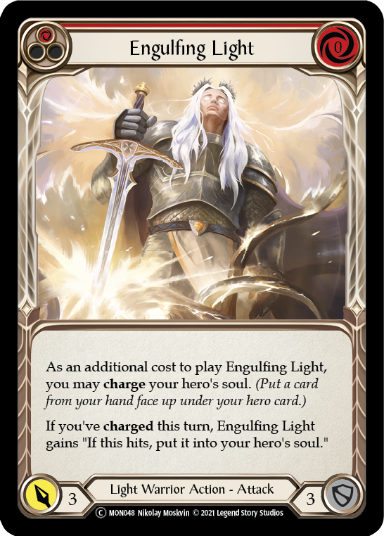 Engulfing Light (Red) [U-MON048] (Monarch Unlimited)  Unlimited Normal | Good Games Morley