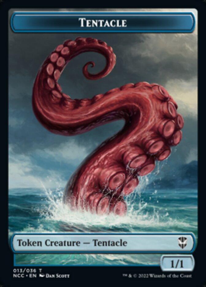 Tentacle // Clue Double-Sided Token [Streets of New Capenna Commander Tokens] | Good Games Morley
