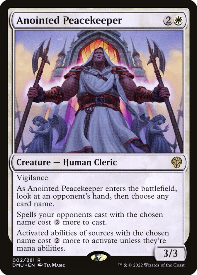 Anointed Peacekeeper 2/281 (Dominaria United)  | Good Games Morley