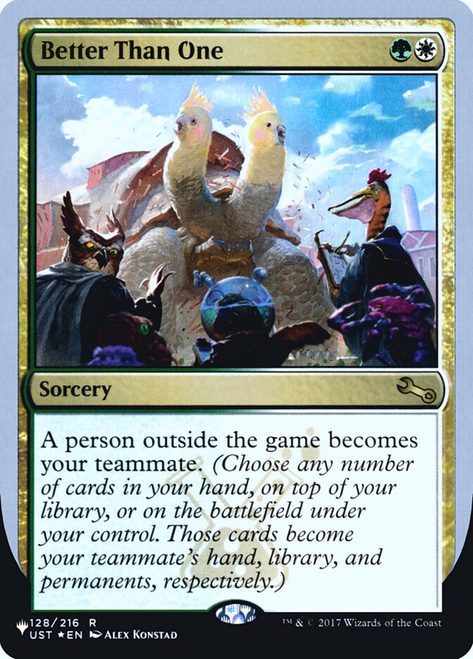 Better Than One (Unfinity Foil Edition) [The List] | Good Games Morley