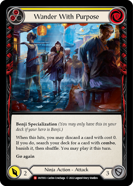 Wander With Purpose [OUT053] (Outsiders)  Rainbow Foil | Good Games Morley
