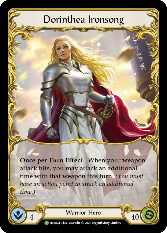 Dorinthea Ironsong [HER024] (Promo)  1st Edition Rainbow Foil | Good Games Morley