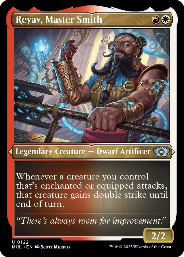 Reyav, Master Smith 122/65 (March of the Machine: Multiverse Legends)  - Etched Foil | Good Games Morley