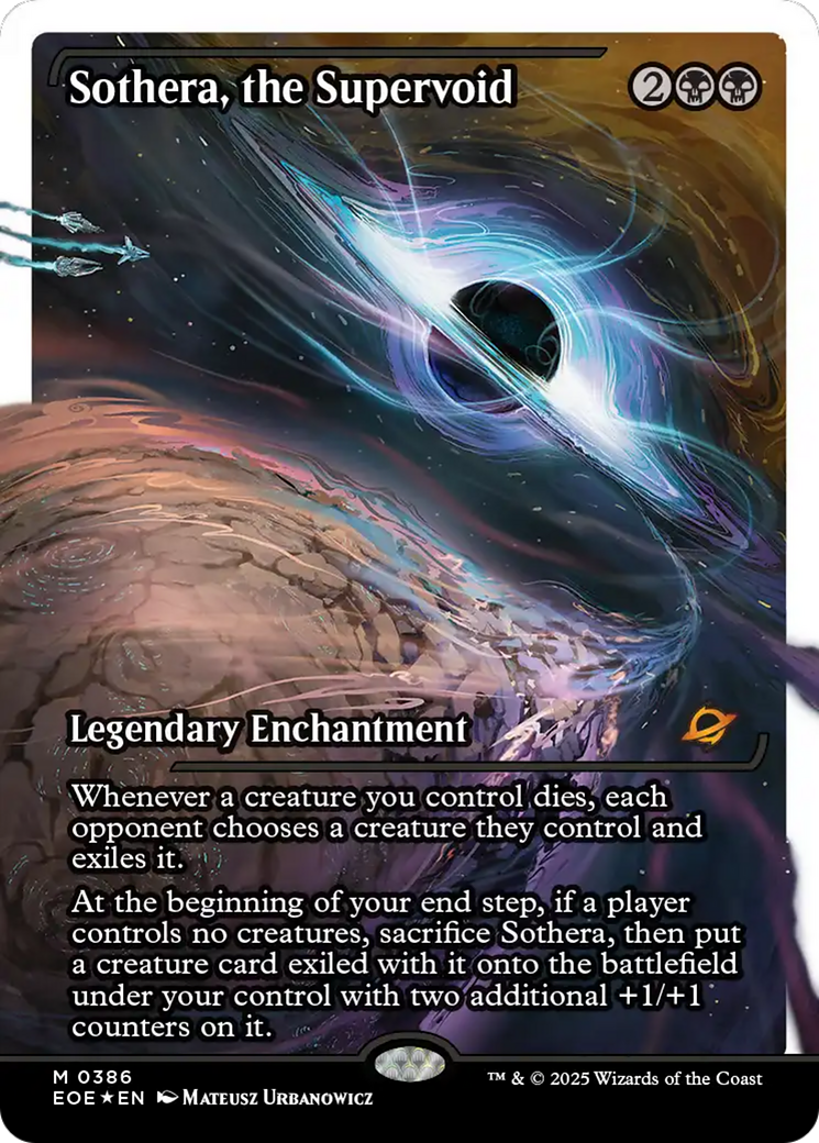 Sothera, the Supervoid (Fracture Foil) [Edge of Eternities] | Good Games Morley