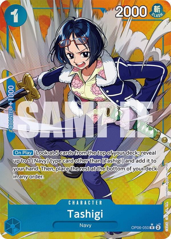 Tashigi OP06-050 (Wings of the Captain)  - Alternate Art Foil | Good Games Morley