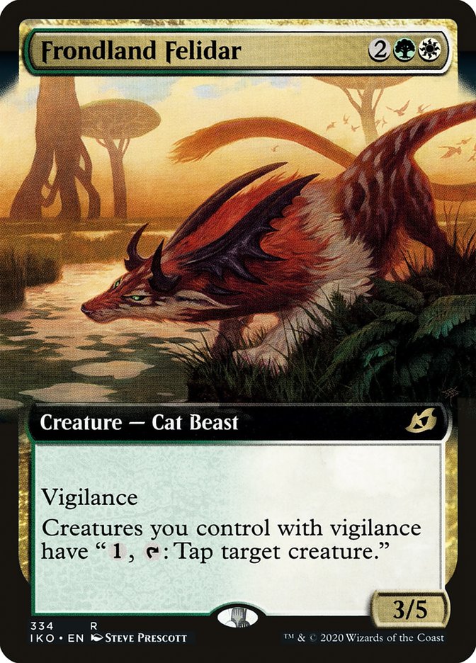 Frondland Felidar (Extended Art) [Ikoria: Lair of Behemoths] | Good Games Morley
