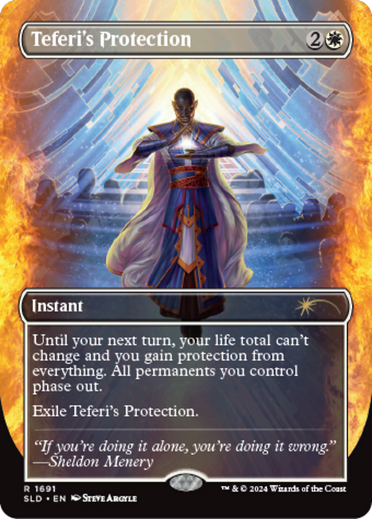 Teferi's Protection (1691) [Secret Lair: Sheldon's Spellbook] | Good Games Morley