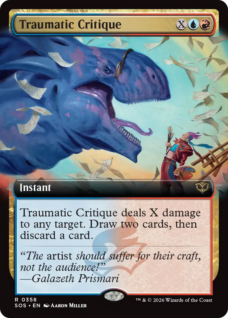 Traumatic Critique (Extended Art) [Secrets of Strixhaven] | Good Games Morley