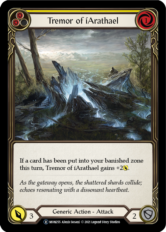 Tremor of iArathael (Yellow) [U-MON255] (Monarch Unlimited)  Unlimited Normal | Good Games Morley