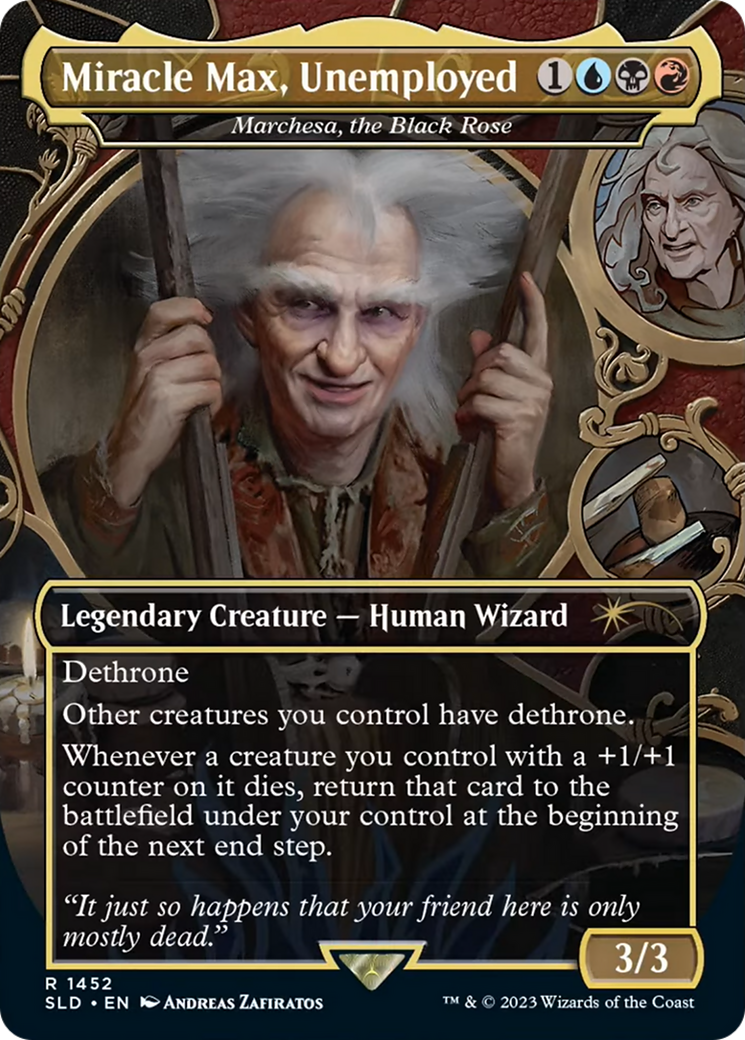 Miracle Max, Unemployed - Marchesa, the Black Rose [Secret Lair Drop Series] | Good Games Morley