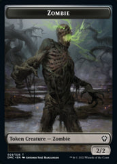 Saproling // Zombie Double-Sided Token [Dominaria United Tokens] | Good Games Morley