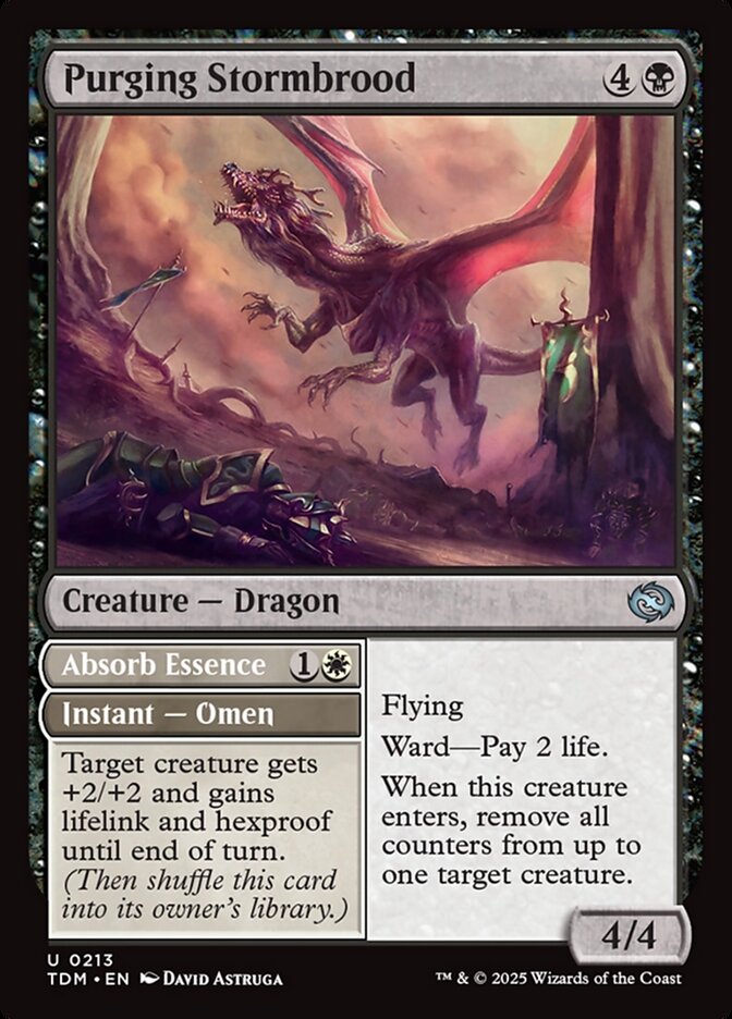 Purging Stormbrood // Absorb Essence 213/291 (Tarkir: Dragonstorm)  | Good Games Morley