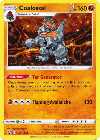 Coalossal (SWSH054) [Sword & Shield: Black Star Promos] | Good Games Morley
