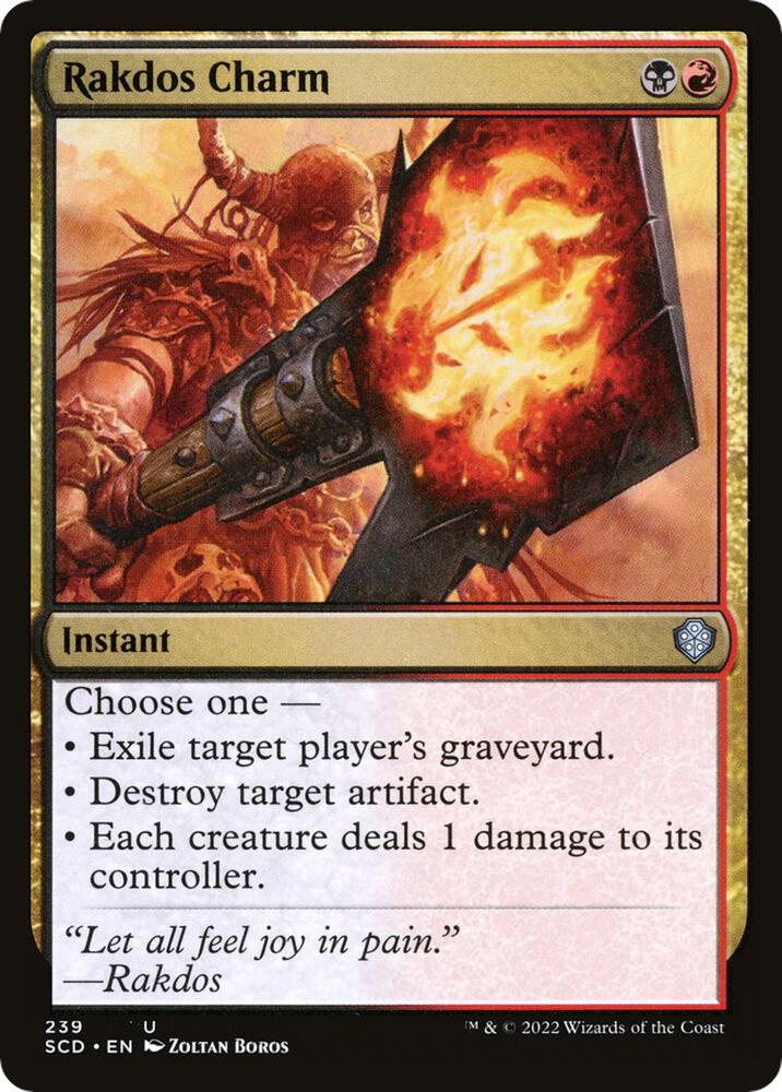 Rakdos Charm 239/352 (Starter Commander Decks)  | Good Games Morley