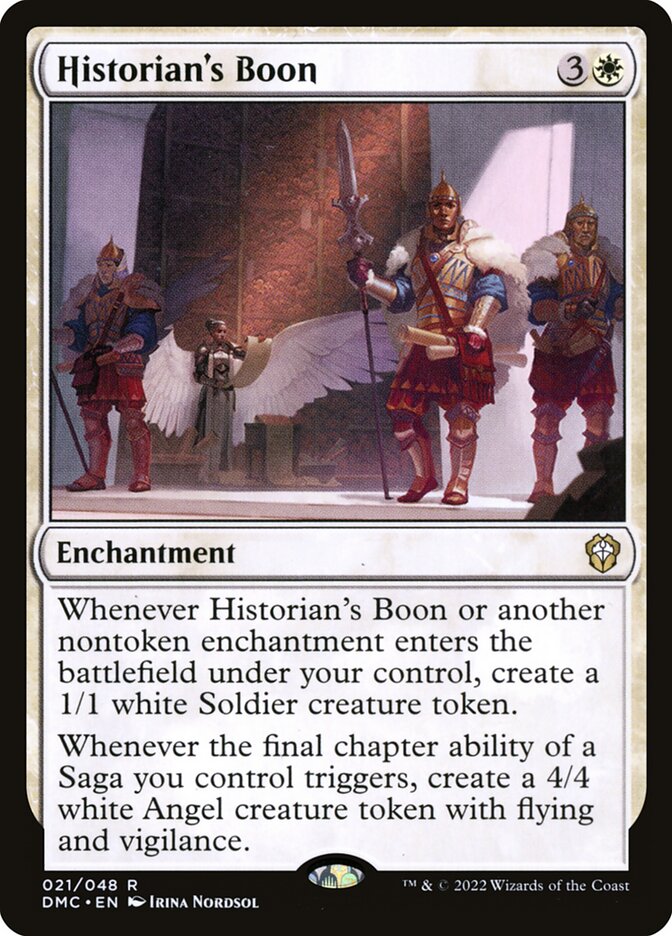 Historian's Boon 21/50 (Commander: Dominaria United)  | Good Games Morley