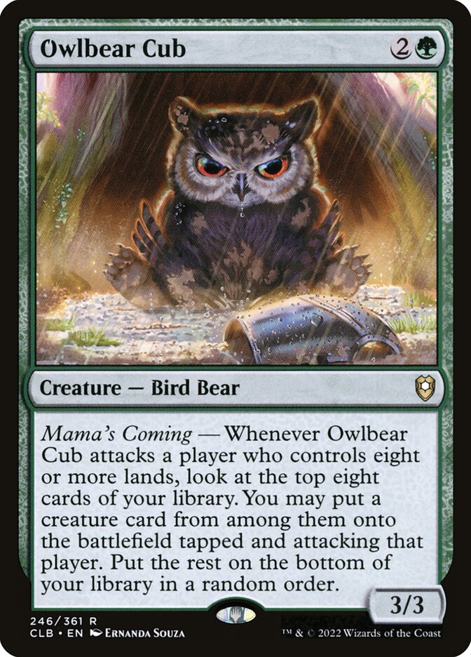 Owlbear Cub 246 (Commander Legends: Battle for Baldur's Gate)  | Good Games Morley