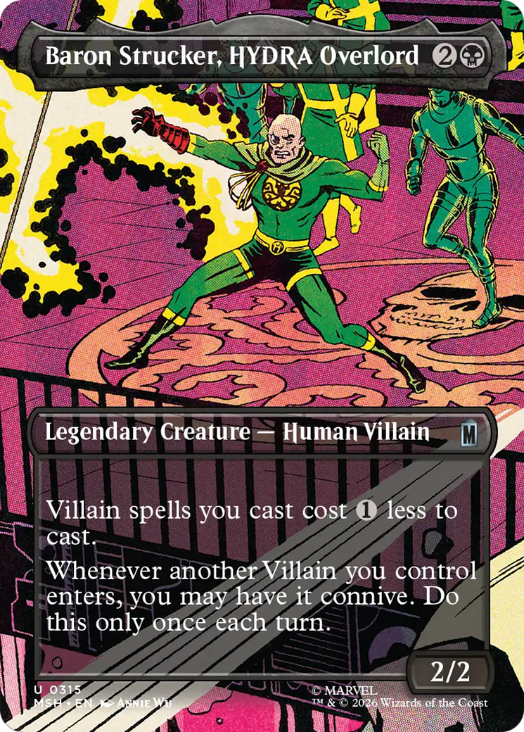 Baron Strucker, HYDRA Overlord (Borderless) (0315) [Marvel Super Heroes] | Good Games Morley
