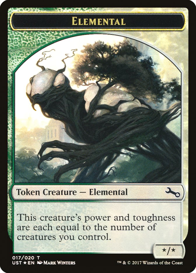 Elemental // Elemental Double-Sided Token (017/020) [Unstable Tokens] | Good Games Morley