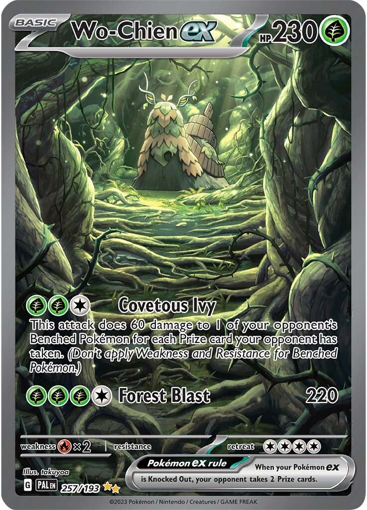 Wo-Chien ex (257/193) [Scarlet & Violet: Paldea Evolved] | Good Games Morley